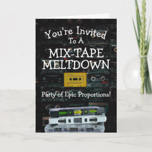 Epische Party Einladung für das Meltdown des MixTa