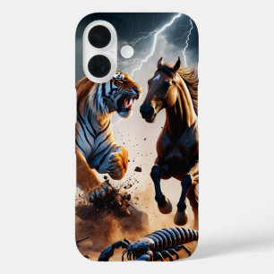 Epische Schlachtszene iPhone 16 Hülle