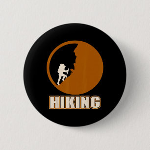 Epische Wander Bergbesteigung Outdoor-Abenteuer Tr Button