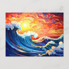 Epische Waves 4 Postkarte