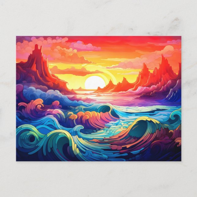 Epische Waves 5 Postkarte (Vorderseite)