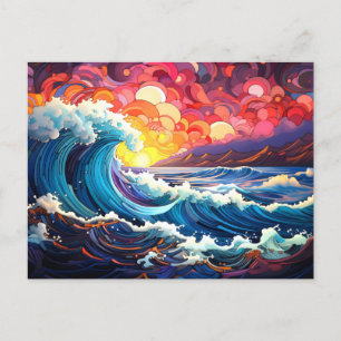 Epische Waves 9 Postkarte