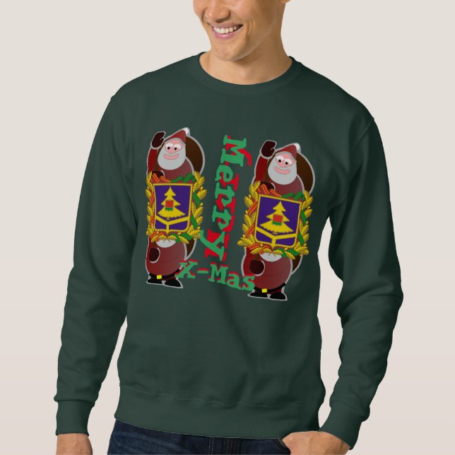 Epische Weihnachtsstrickjacke! Sweatshirt (Vorderseite)