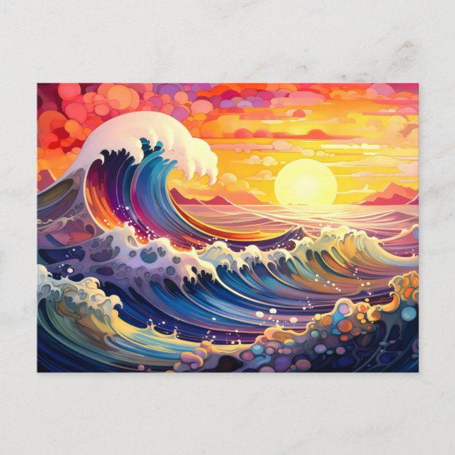 Epische Wellen 11 Postkarte (Vorderseite)