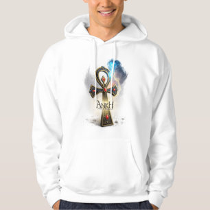 Epischer ägyptischer Ankh-Hoodie – Fantasy-Symbol Hoodie