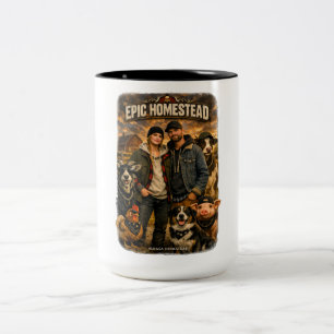 Epischer Bauernhof - Zweifarbige Tasse