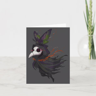 Epischer Doktor Okkult Gesicht Pest Gothic Cottage Karte