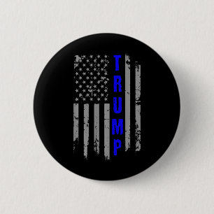 Epischer Donald Trump Vintage USA Vintage Flagge L Button