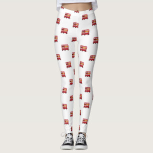 Epischer Doppeldecker-London-Rot-Bus Leggings