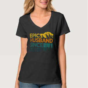 Epischer Ehemann seit dem Hochzeitstag 2010 Bester T-Shirt