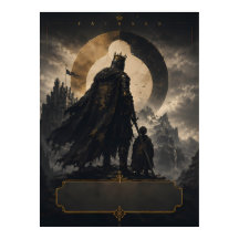 Epischer Fantasy-König-Vater-Kunstposter