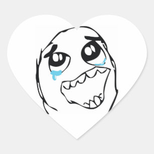 Epischer Gewinn Herz-Aufkleber