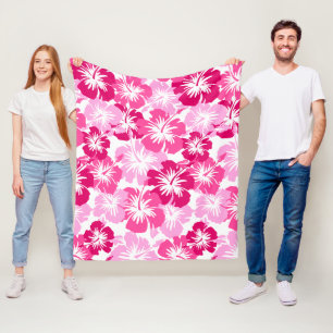 Epischer Hibiskus Hawaiianischer Blumen Aloha - Pi Fleecedecke