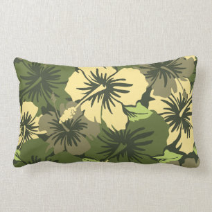 Epischer Hibiskus-hawaiische dekorative lumbale Lendenkissen