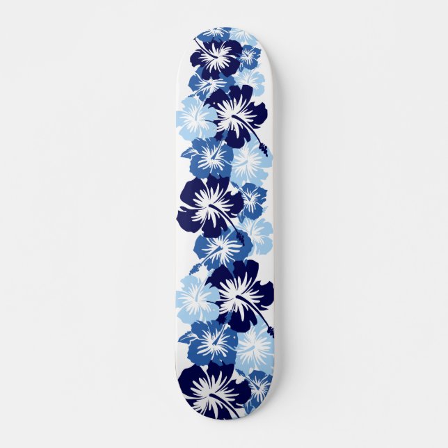 Epischer Hibiskus-hawaiischer BlumenAloha Skateboard (Vorne)