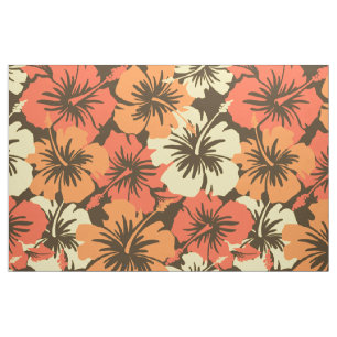 Epischer Hibiskus-hawaiischer BlumenAloha Stoff