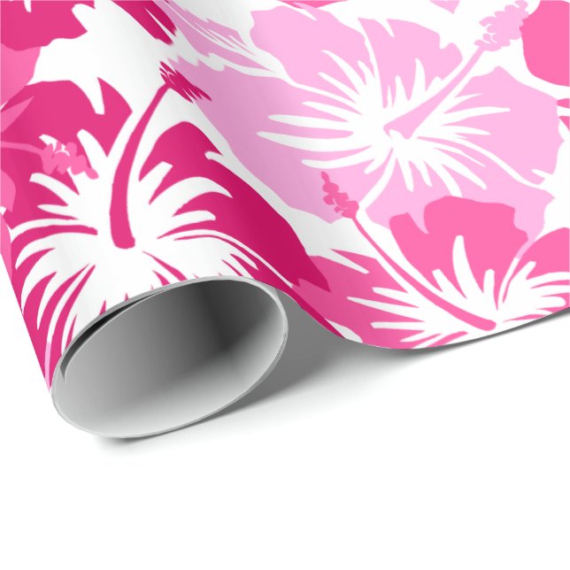 Epischer Hibiskus-hawaiisches Verpackungs-mit Geschenkpapier (Rolleneckpunkt)