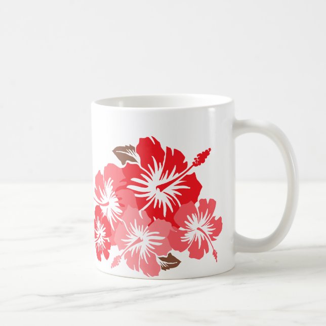 "Epischer Hibiskus" in der Tasse Korallen (Rechts)