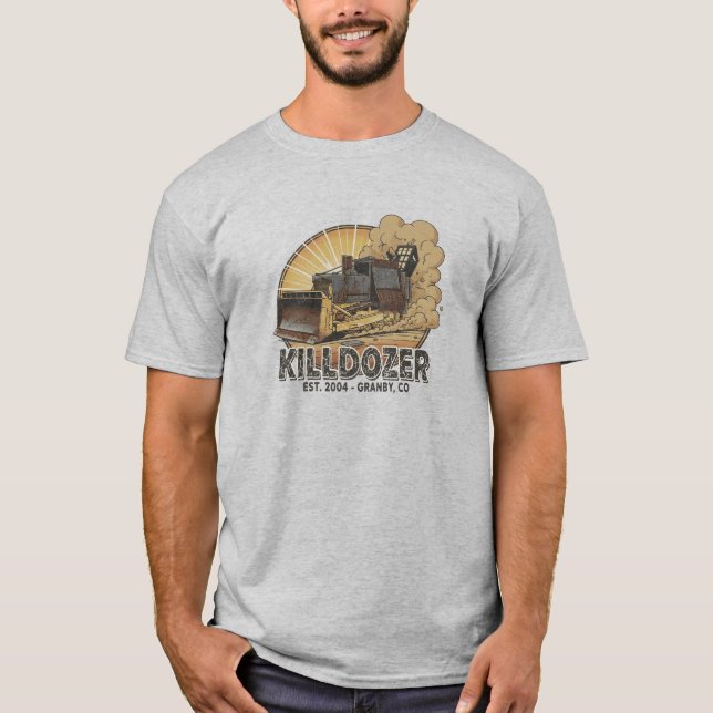 Epischer Killdozer-Tank T-Shirt (Vorderseite)