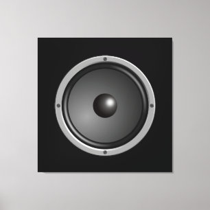 Epischer Lautsprecher Leinwanddruck