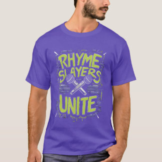 Epischer lyrischer Kampf der Theitans Hip Hop Rap T-Shirt