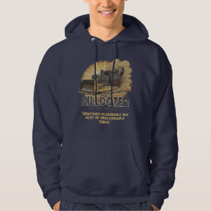 Epischer Mega Killdozer-Tank-Slogan 2 Hoodie