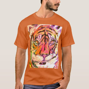 Epischer Tiger schaut dich an, Multimedia T-Shirt