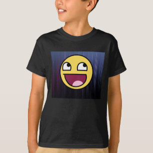 Episches Gesicht und hinteres Muster-Shirt T-Shirt