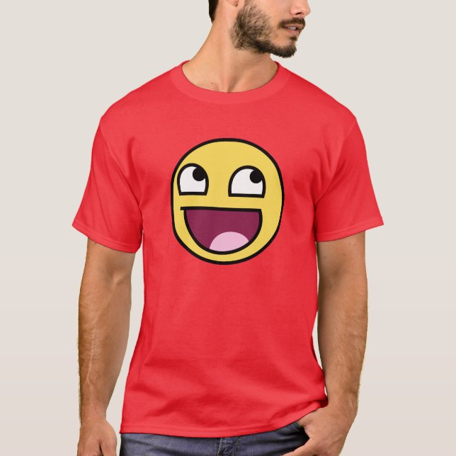 Episches Gesichts-Erwachsen-T-Shirt T-Shirt (Vorderseite)
