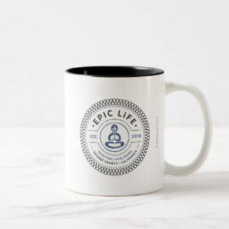 Episches Lebens-geistige Rowdy-Tasse Zweifarbige Tasse