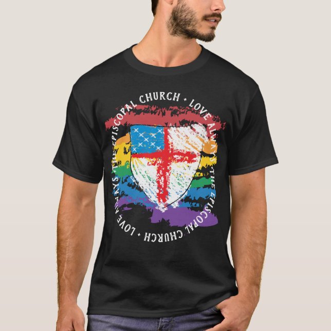 Episcopal Pride T - Shirt - Y'all bedeutet alles (Vorderseite)