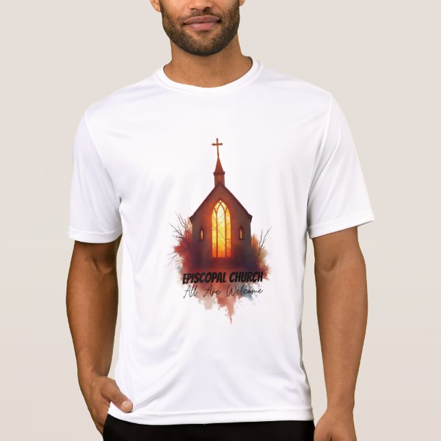 Episcopal Splash Art - Alle sind willkommen T-Shirt (Vorderseite)