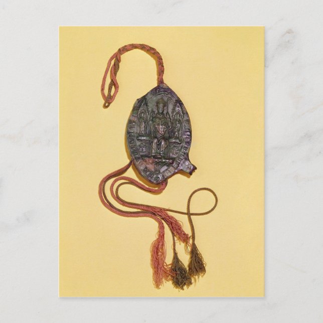 Episkopal-Siegel von Anthony Beck Postkarte (Vorderseite)