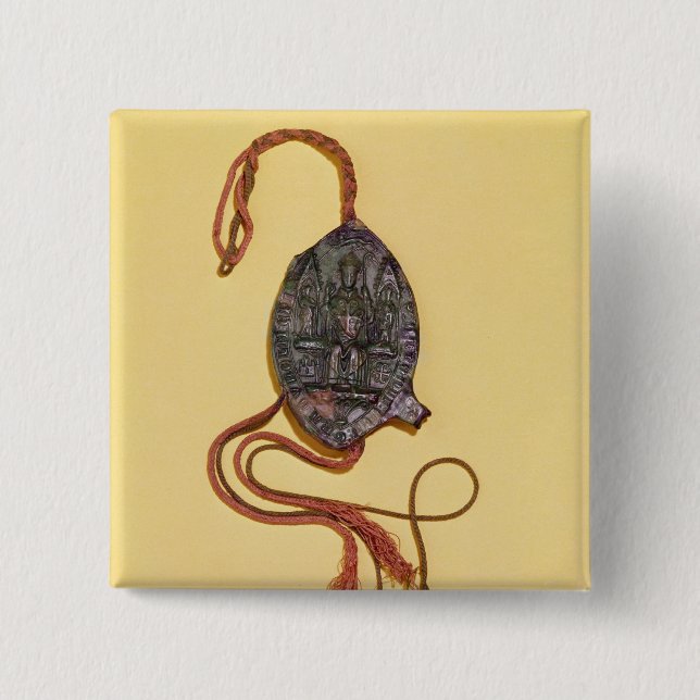 Episkopales Siegel, das Anthony-Kessel gehört Button (Vorderseite)