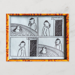 Episode i zoologisk hacken postkarte