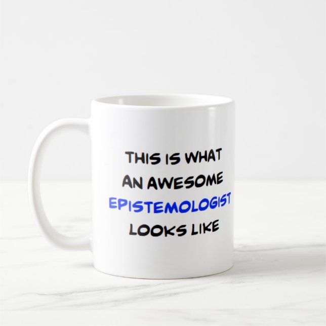 Epistemologe, phantastisch kaffeetasse (Links)