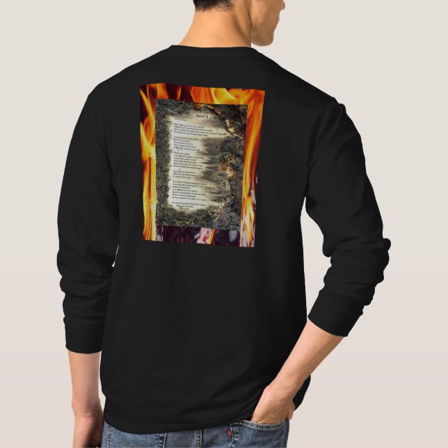 Epistle 1 und Schutzkreuz T-Shirt (Rückseite)