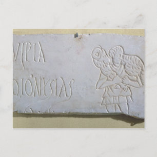 Epitaph mit einem Relief des Guten Hirten Postkarte