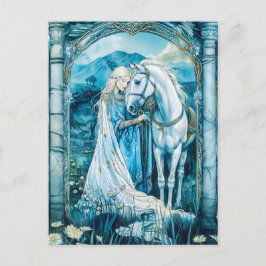 Epona keltische Göttin der Pferde Postkarte
