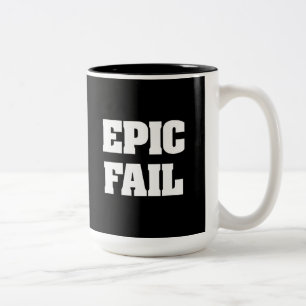 Epos versagen zweifarbige tasse