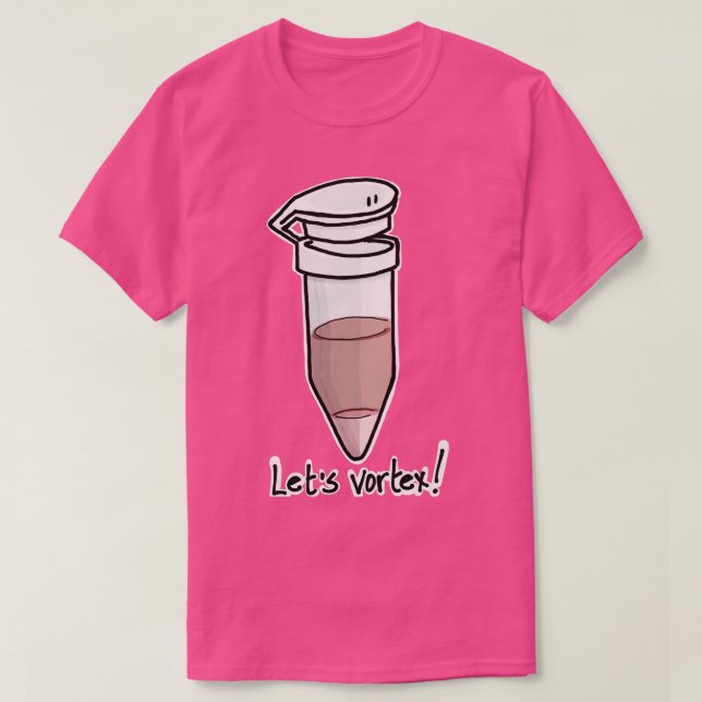 Eppendorf tube Lasse vortex TShirt (Design vorne)