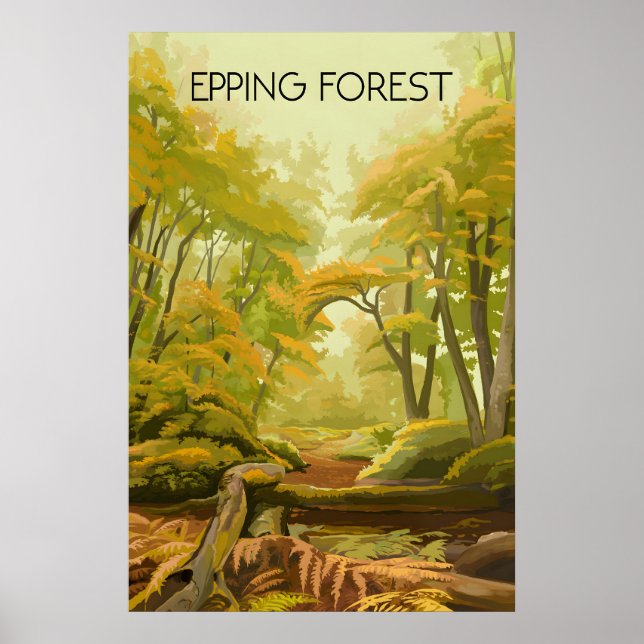 Epping Forest Reiseplakat Poster (Vorne)