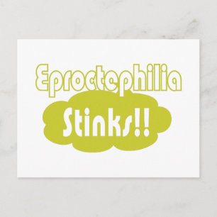 Eproctophilia Stinks!! Postkarte