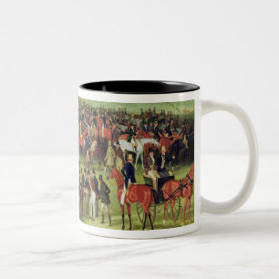 Epsom-Rennen: Der wettende Posten (Öl auf Zweifarbige Tasse