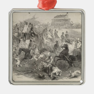 Epsom-Rennen, "Derby-Tag": Verlassen des Kurses Silbernes Ornament