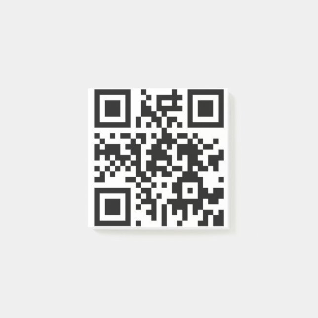 Epstein Trump Grand Jury Zeugenaussage QR Code Post-it Klebezettel (Vorderseite)