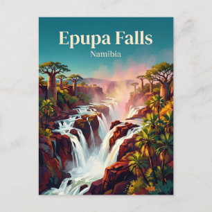 Epupa-Fälle Namibia Postkarte