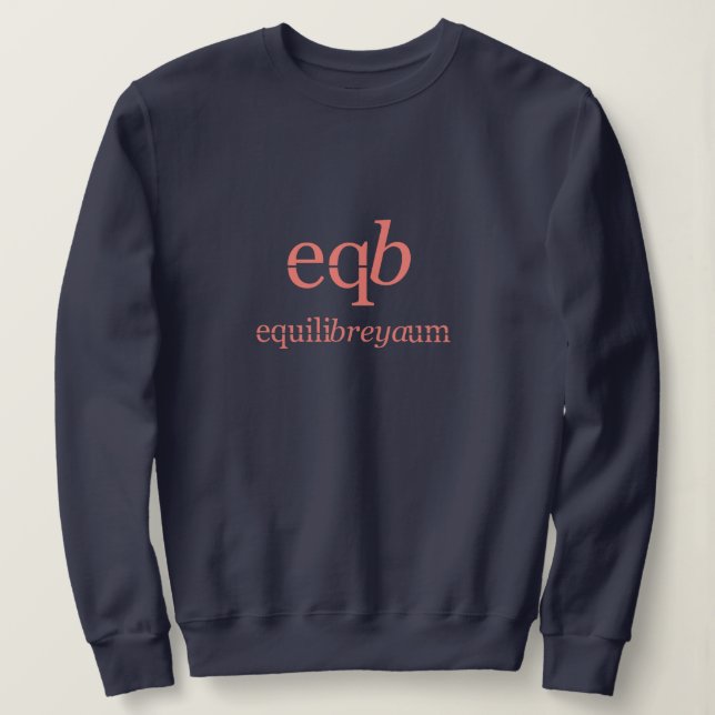Eqb-Sweatshirt Sweatshirt (Design vorne)