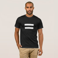 "EQUALITÉ" GLEICHHEITSZEICHEN-T - SHIRT