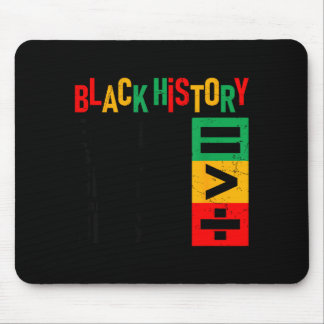 Equality Is Greater Than Division Black History Me Mousepad